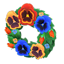 Snazzy Pansy Wreath Product Image