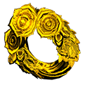 Gold Rose Wreath Product Image