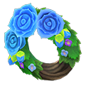 Blue Rose Wreath Product Image