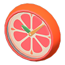 Orange Wall-Mounted Clock Product Image