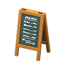 Menu Chalkboard Product Image