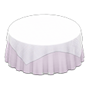 Large Covered Round Table Product Image