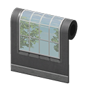 Black Window-Panel Wall Product Image