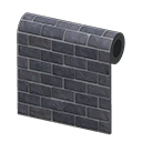 Black-Brick Wall Product Image