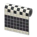 Black Two-Toned Tile Wall Product Image