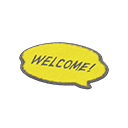 Yellow Message Mat Product Image