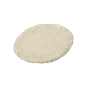 Ivory Medium Round Mat Product Image