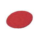 Red Medium Round Mat Product Image