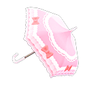 Pink Shiny-Bows Parasol Product Image